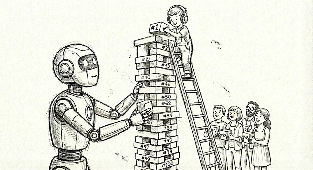 AI plus Human Curation Process